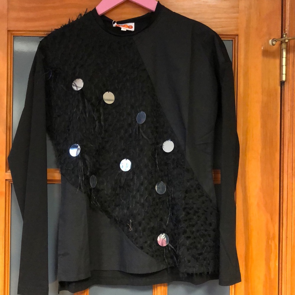 Mohair beaded top